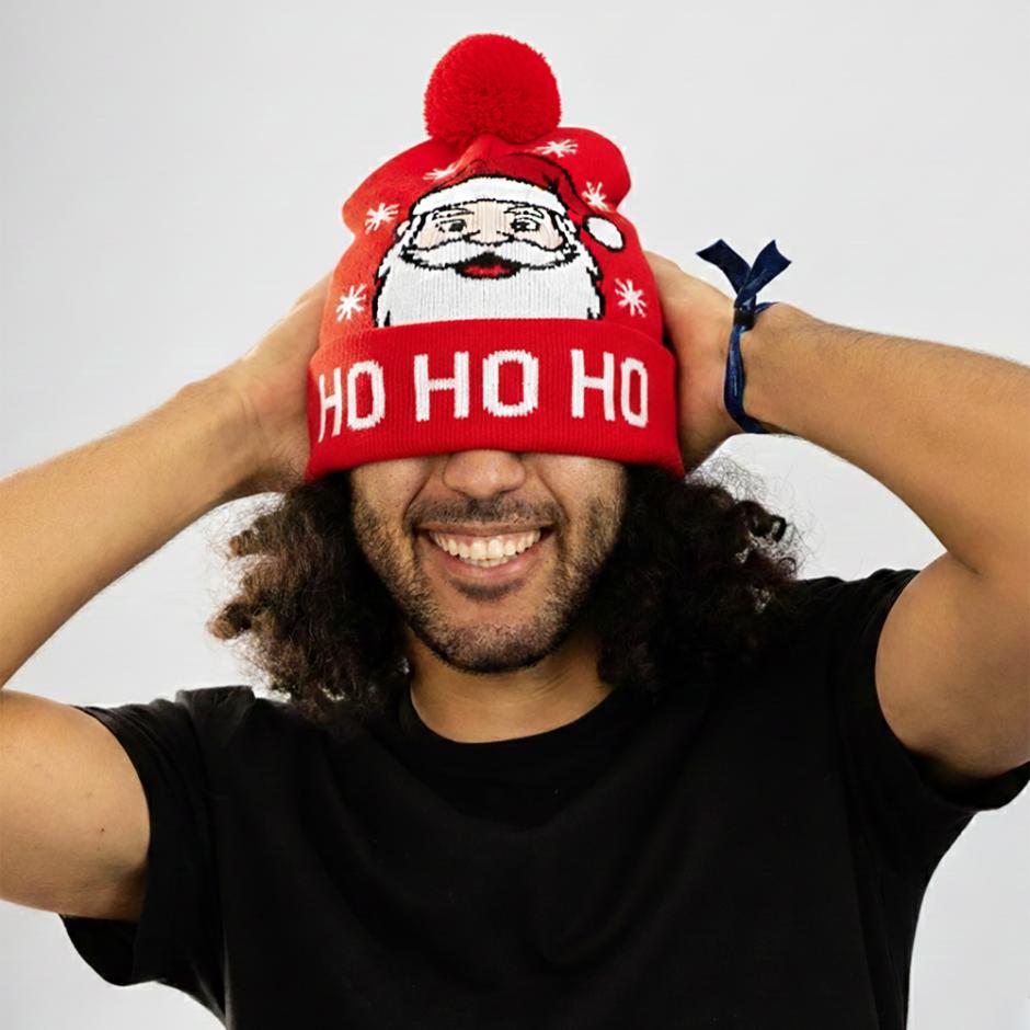 Beanies med blinkende lys