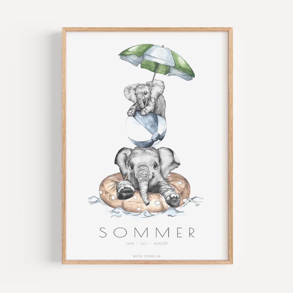 Årstidsplakat - Sommer