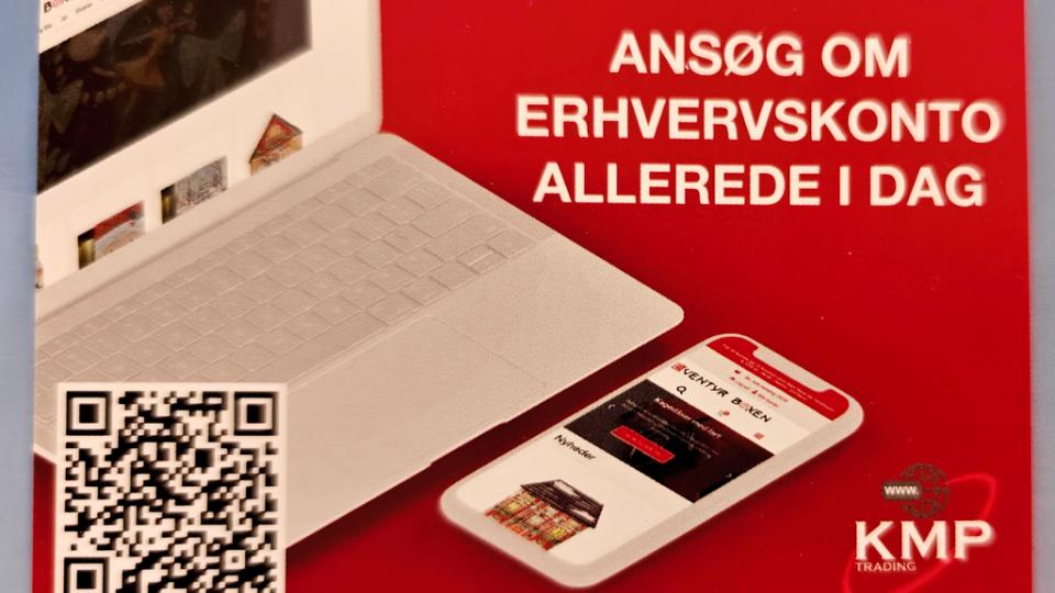 Opret dig allerede nu som erhverskunde