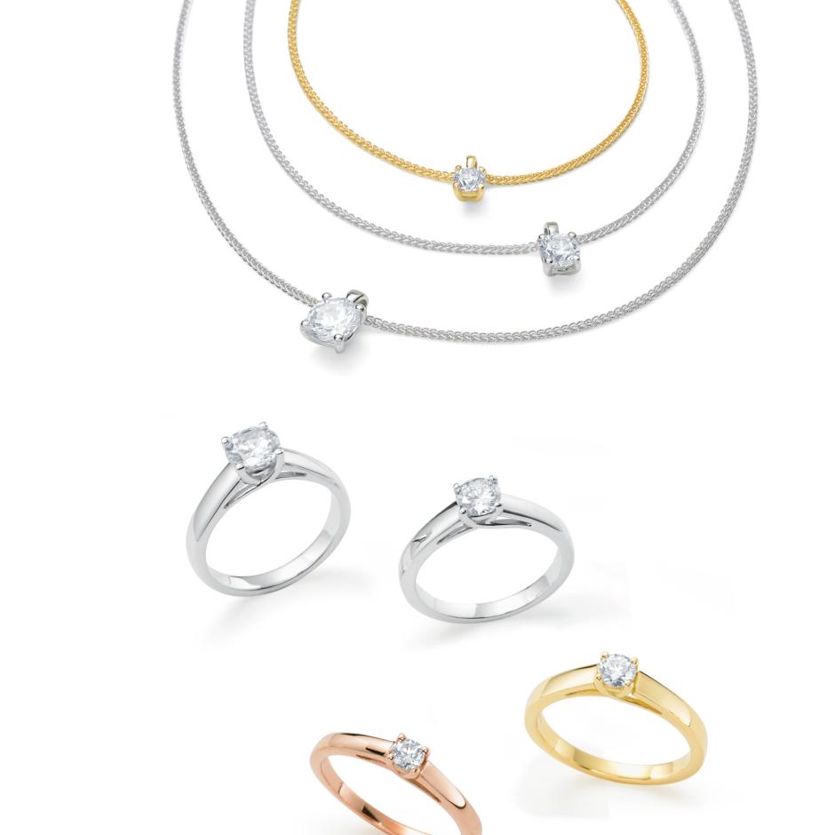 Silhouette Diamond Solitær kollektion