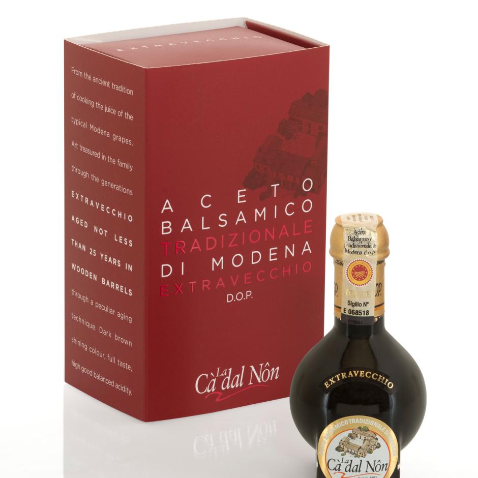Aceto Balsamico Tradizionale di Modena DOP Extra Vecchio (min 25 år)