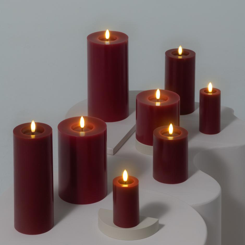 Moods & More Melted Pillar Candles Silk Autumn Winter 2026