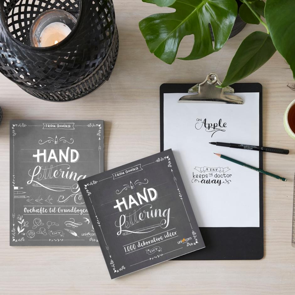 Hand Lettering grundbog og øvehæfte