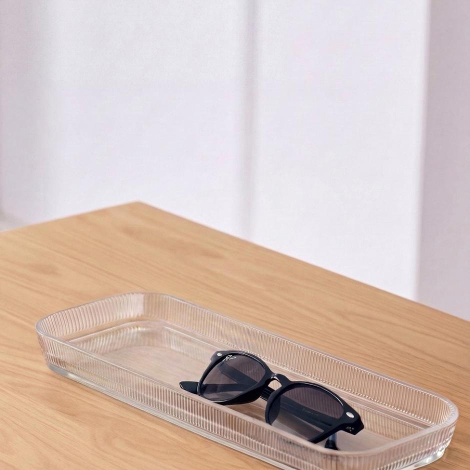 Pilastro serving dish L 36 cm clear