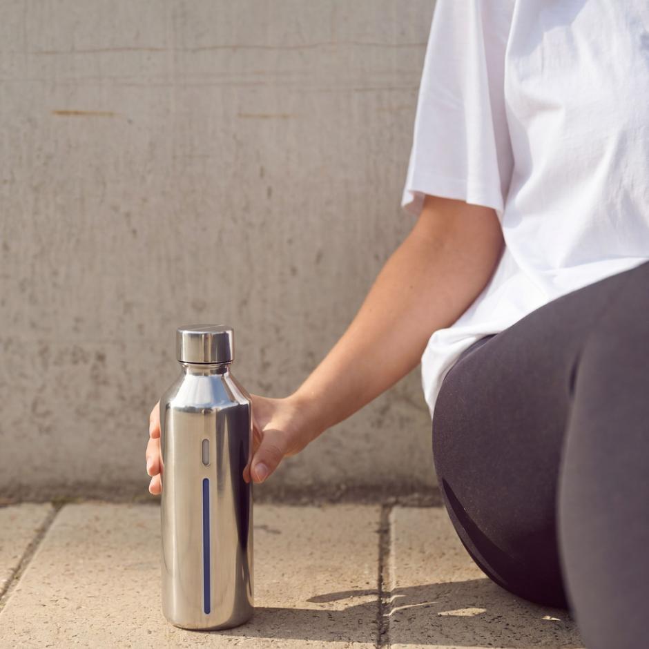 Brus carbonating bottle 0.8 l. steel