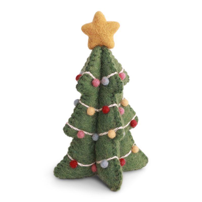 Small Christmas Tree w/Garland