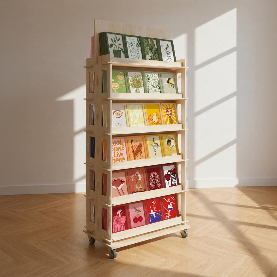 Dobbeltsidet display - 48 designs - 384 stk. Colormatch