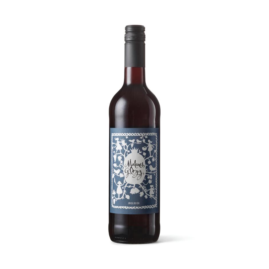 Malenes Rødvinsgløgg. Økologisk og vegan friendly. 10% vol.