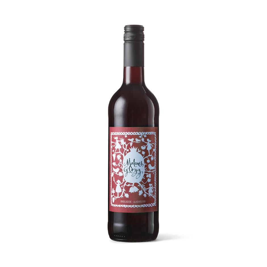Malenes Blommegløgg (alkoholfri). Økologisk og veganfriendly. 0,0% vol.