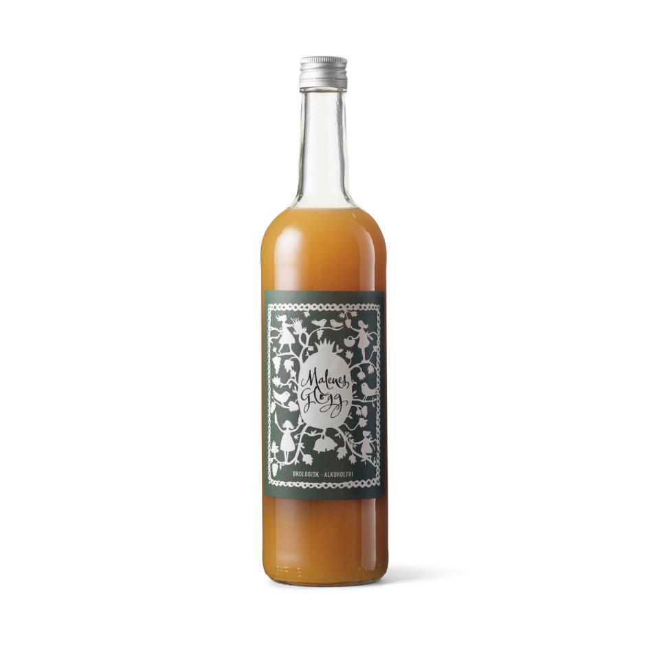 Malenes Æblegløgg (alkoholfri). Økologisk og vegan friendly. 0,0% vol.