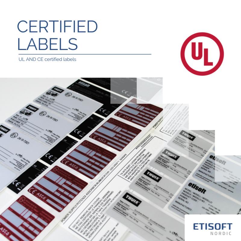 Ul Control Number Label UL Certified Labels