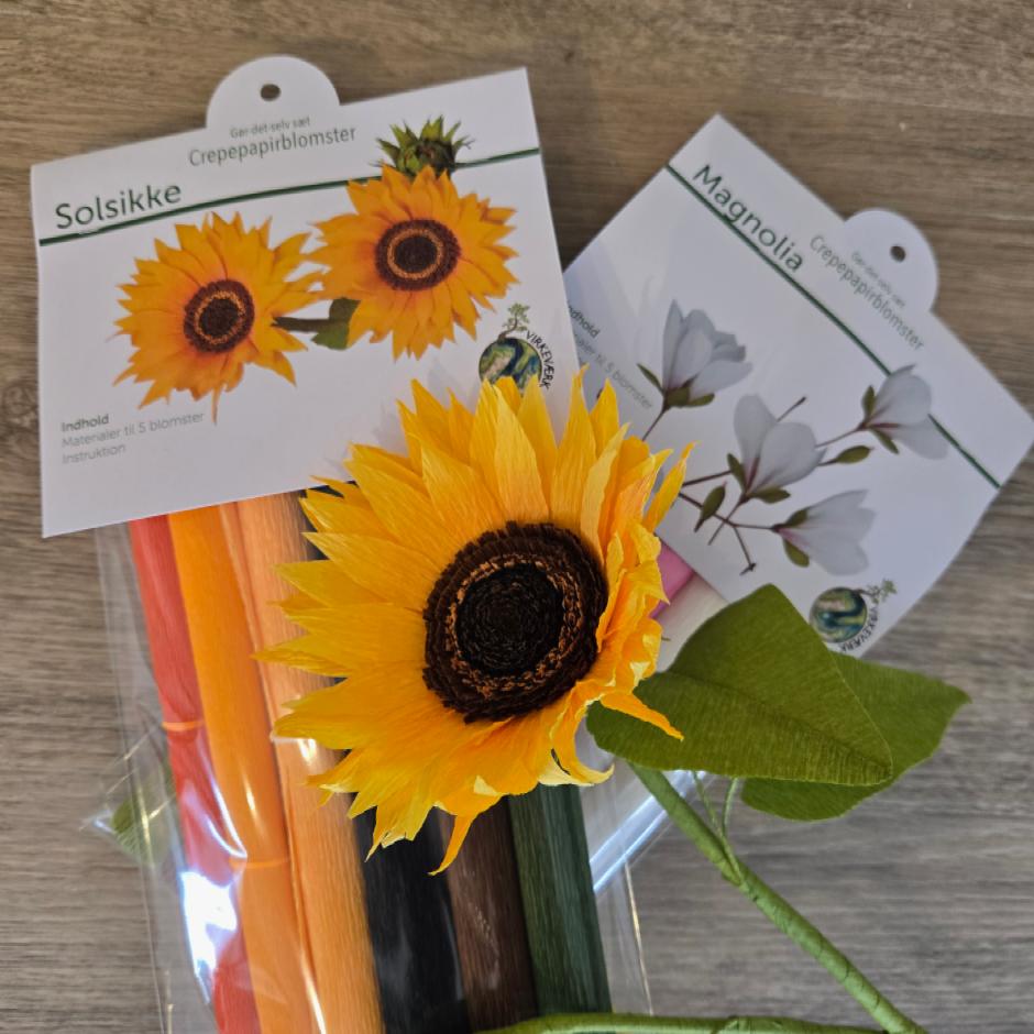 Papirsblomster - kits
