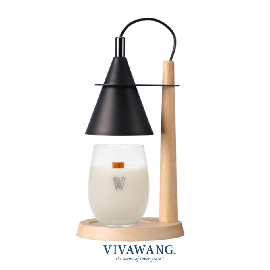 Wooden Candle Warmer (Cone| Black)
