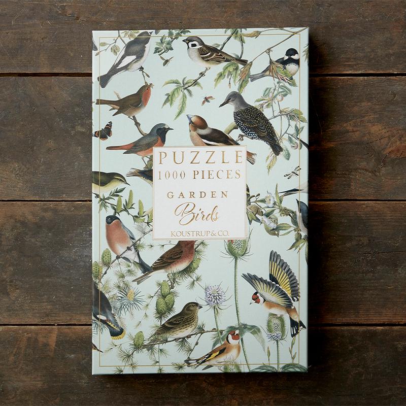 Puslespil - Garden birds - 1000 brikker