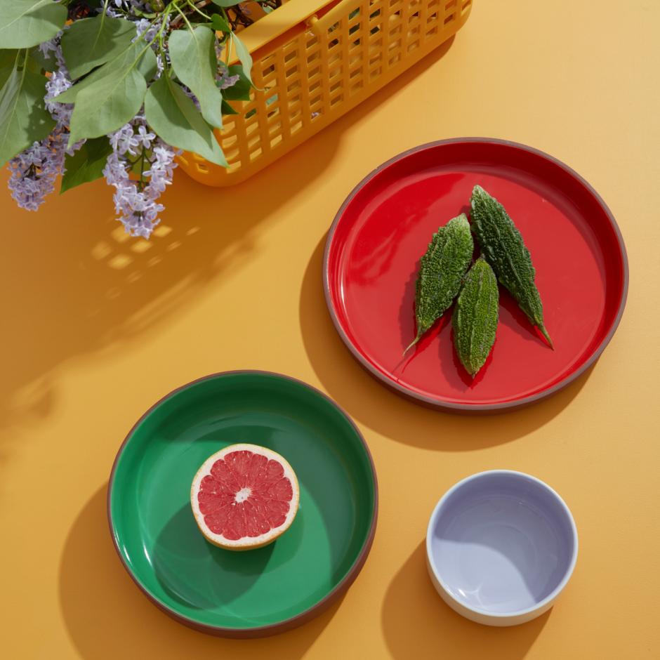 SERVING BOWL AND DISH