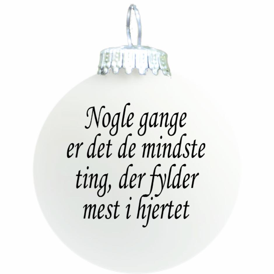 Julekugler med citare